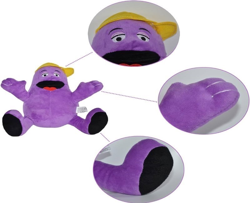 Grimace Plush Characters: A Happy Meal of Cuddles